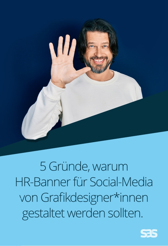 Fünf Gründe, warum Sie Ihre Jobbanner von einem Grafikdesigner gestalten lassen sollten.