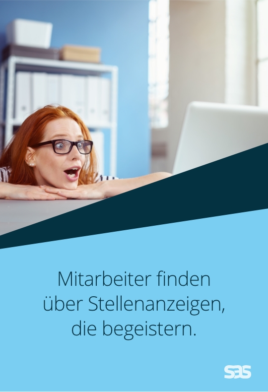 Mitarbeiter finden über Stellenanzeigen, die begeistern