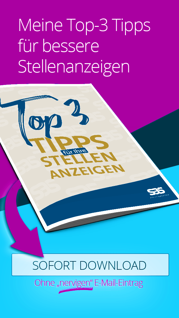 Top-3 Tipps für bessere Stellenanzeigen