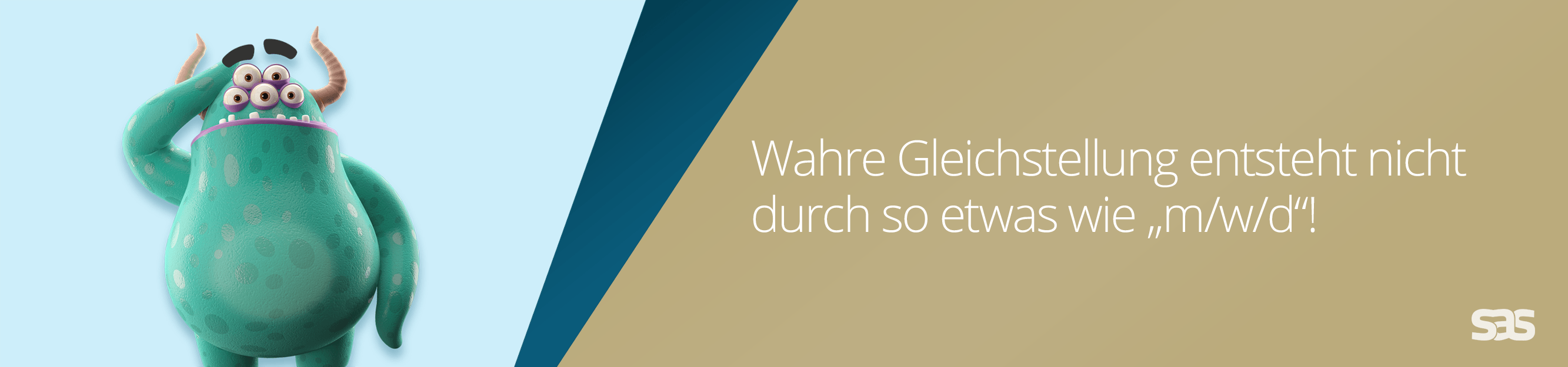 Genderitis in Stellenausschreibungen. MWD macht sie nicht automatisch besser.